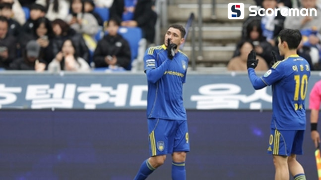 '야고 멀티골' 김현석호 울산, 3-1로 강원 제치고 '반등 신호탄!'